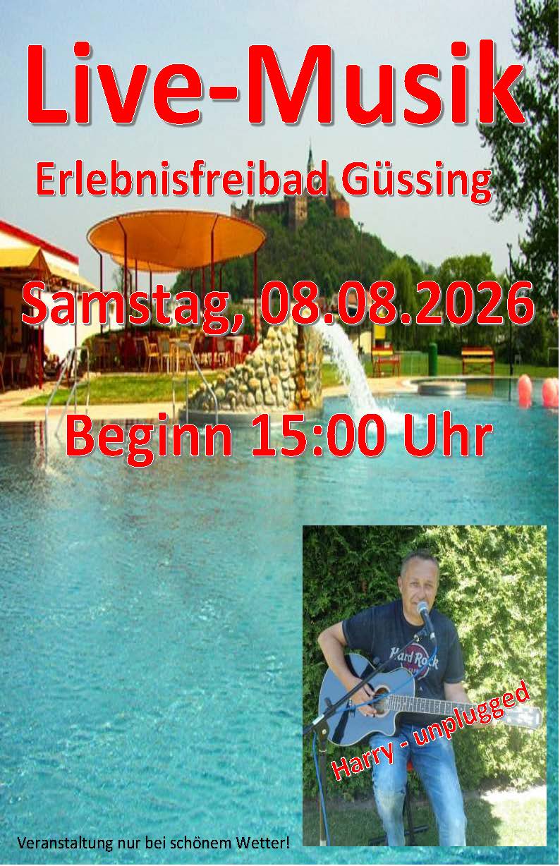Pool Party Freibad Güssing 2026