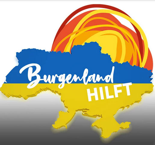 Logo burgenland hilft Ukraine